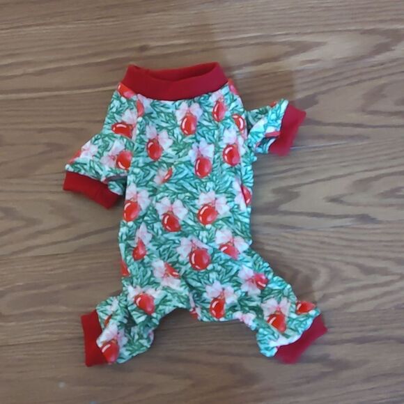 Dog Christmas Outfit, Dog Christmas Sweater, Christmas Dog Pajamas, SZ M - Picture 2 of 6